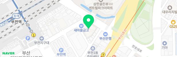 디에이션파크부산 어린이놀이터 지도 이미지