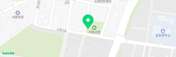 서중공원 물놀이장 놀이터 지도 이미지