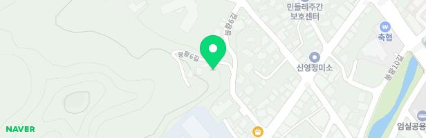 봉황생태공원 둥지숲놀이터 지도 이미지