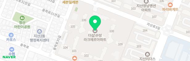 더샵수성라크에르 정글짐 지도 이미지