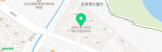 은파오투그란데레이크원아파트 어린이놀이터 지도 이미지