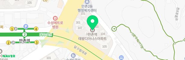 만촌역태왕디아너스아파트 유아놀이터 지도 이미지