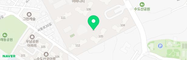 익산 수도산 제일풍경채 어린이놀이터1 지도 이미지