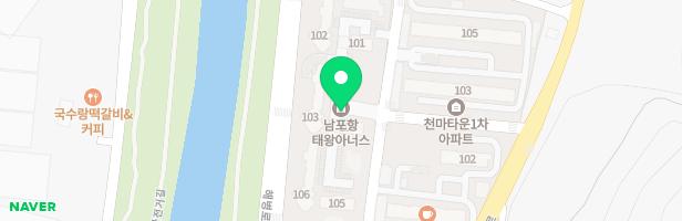 남포항태왕아너스 어린이놀이터 2 지도 이미지