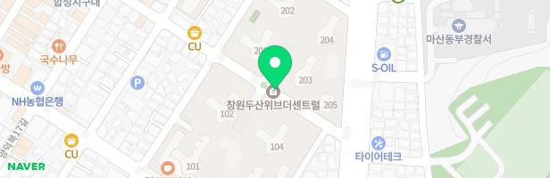 창원두산위브더센트럴 1단지 어린이놀이터2(어린이집앞) 지도 이미지