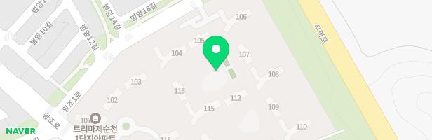트리마제순천1단지 유아놀이터 지도 이미지