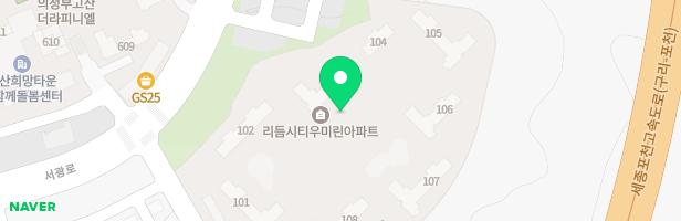 리듬시티우미린아파트 어린이놀이터1(103동) 지도 이미지