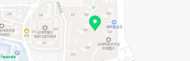 대구 이천문화지구.교대역푸르지오트레힐즈.유아놀이터-빛나는 달 놀이터 지도 이미지