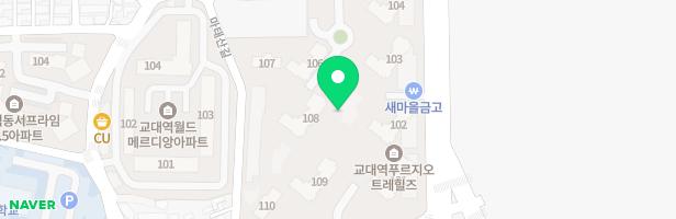 대구 이천문화지구.교대역푸르지오트레힐즈.어린이놀이터2-조개왕국놀이터 지도 이미지