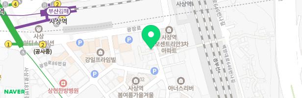 삼겹식당 사상점 실내놀이시설 지도 이미지