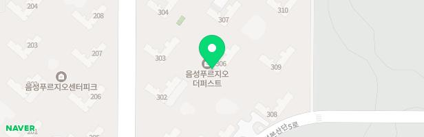 음성 푸르지오 더퍼스트 어린이놀이터2 지도 이미지