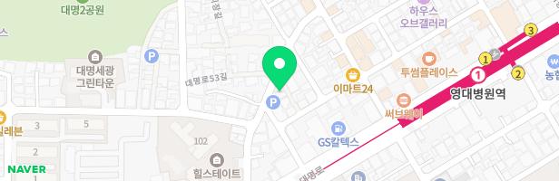 힐스테이트 대명 센트럴 - 유아놀이터 지도 이미지