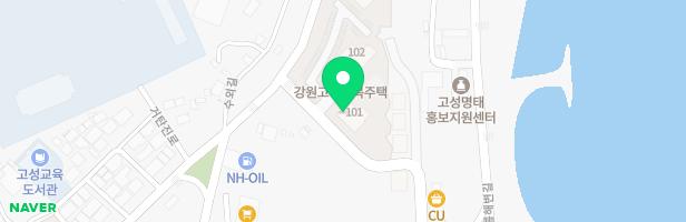 거진해당화아파트 어린이놀이터 지도 이미지