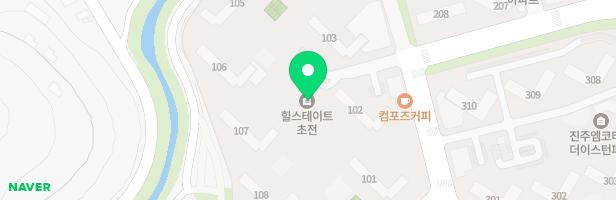 진주장재 더샵진주피에르테아파트 어린이놀이터2 지도 이미지