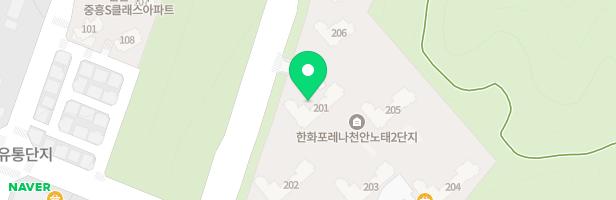 한화포레나천안노태2단지아파트 어린이놀이터 지도 이미지