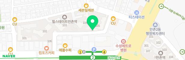 힐스테이트 만촌역 어린이놀이터4 (105동 옆) 지도 이미지