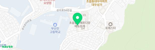 부산초읍 월드메르디앙 에듀포레 아파트 지도 이미지