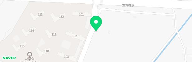 나주역자이 리버파크 110동-111동 유아놀이터 지도 이미지