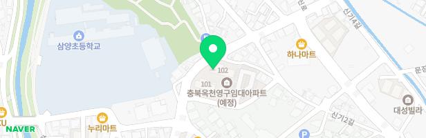 충북 옥천영구임대아파트 어린이놀이터(101동) 지도 이미지
