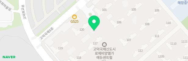평택고덕대광로제비앙 모아엘가 유아놀이터(117동) 지도 이미지