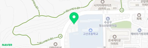 수성무지개유치원 실외놀이시설 지도 이미지