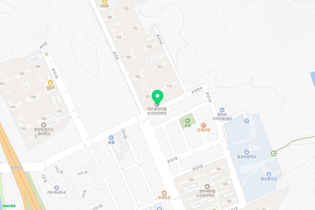 유아어린이놀이터 지도 이미지