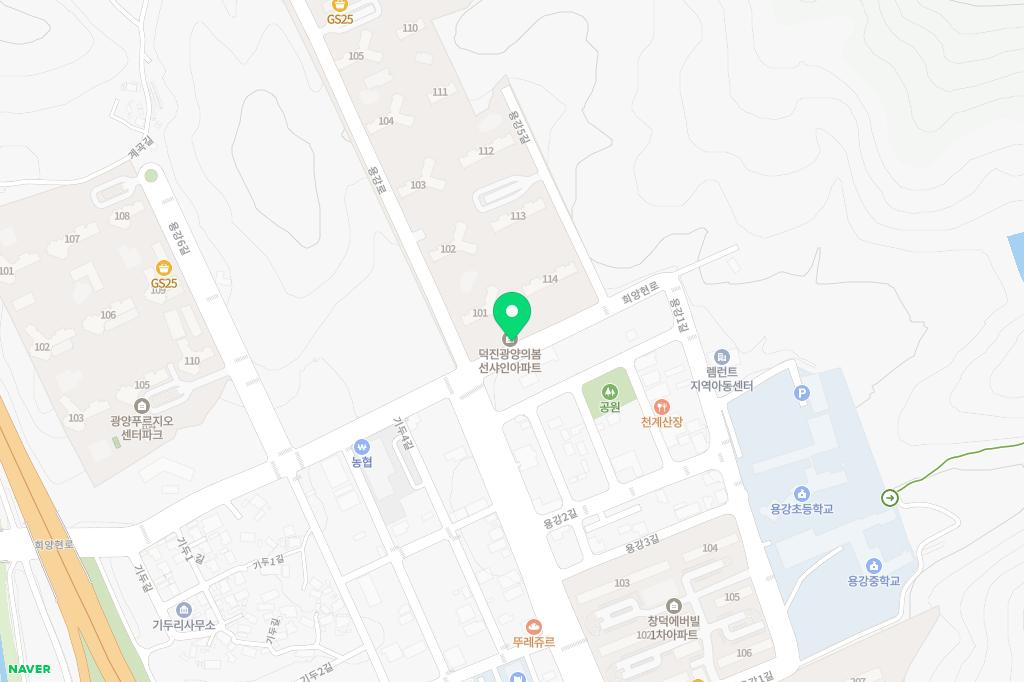 제2어린이놀이터 지도 이미지