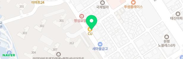 안양어반포레자연앤e편한세상아파트 1블럭 놀이터 (101동 102동 사이) 지도 이미지