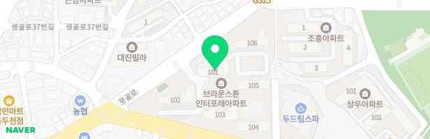 브라운스톤 인터포레 유아놀이터 지도 이미지