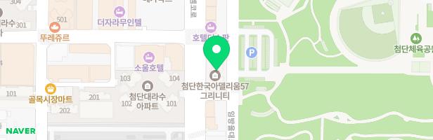 첨단한국아델리움57그리니티 어린이놀이터1 지도 이미지