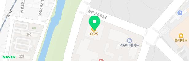 오시리아메디타운 유아놀이터 지도 이미지