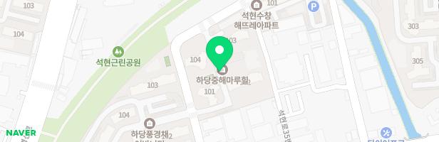 하당중해마루힐 어린이놀이터 지도 이미지