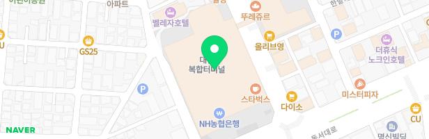 이마트 대전터미널점 챔피언블랙벨트 지도 이미지