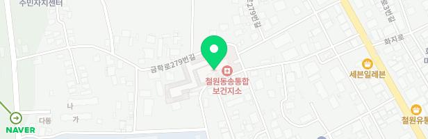 철원철원1행복주택 어린이놀이터(2층) 지도 이미지