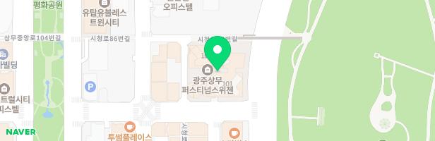 광주상무퍼스티넘스위첸아파트 어린이놀이터(102동) 지도 이미지