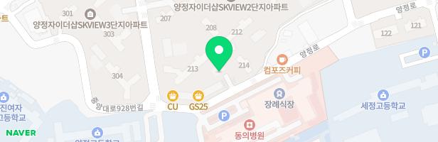 양정자이더샵SKVIEW 2단지 어린이놀이시설(214) 지도 이미지