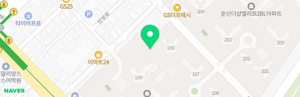 둔산더샵엘리프1BL아파트 어린이놀이터3 지도 이미지