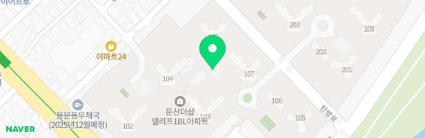 둔산더샵엘리프1BL아파트 어린이놀이터2 지도 이미지