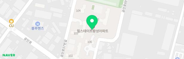 현대건설-힐스테이트황성 놀이시설물공사-어린이놀이터1 지도 이미지