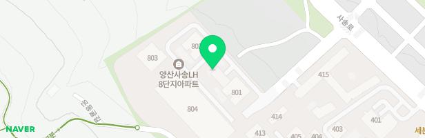 양산사송LH8단지아파트 어린이집 앞 유아,어린이놀이터 지도 이미지