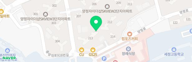 양정자이더샵SKVIEW 2단지 어린이놀이시설(실내) 지도 이미지
