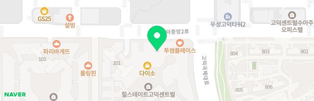 쿠우쿠우평택고덕점 지도 이미지
