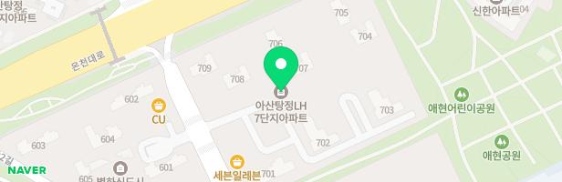 아산탕정엘리프 어린이놀이터1 지도 이미지