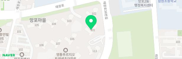 영통푸르지오트레센츠 유아놀이터 지도 이미지