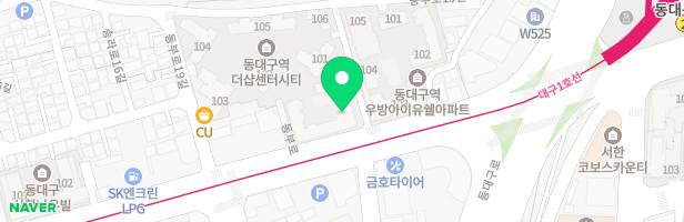 우리끼리 키즈카페 꿈꾸는마을 동대구역점 지도 이미지