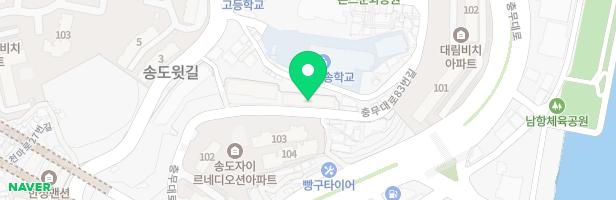 부산송도자이르네디오션 놀이터 지도 이미지