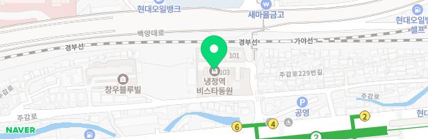 냉정역 비스타동원 어린이놀이시설 지도 이미지