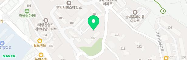 부암 서희스타힐스 어린이놀이터2 지도 이미지