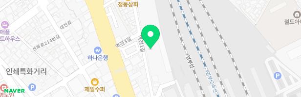 코레일 대전충남어린이집 지도 이미지