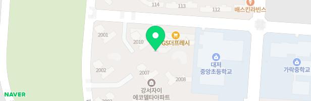 강서자이 에코델타 유아놀이터 지도 이미지
